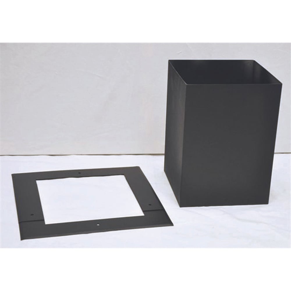 03602382 VP-CSS03 - 3 in. Ventis Pellet Vent Pipe, 11 in. Tall Square Ceiling Support, Galvalume