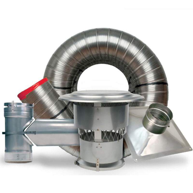 03603802 K5T425-S 4 in. x 25 ft. Forever Flex 316Ti Tee Kit