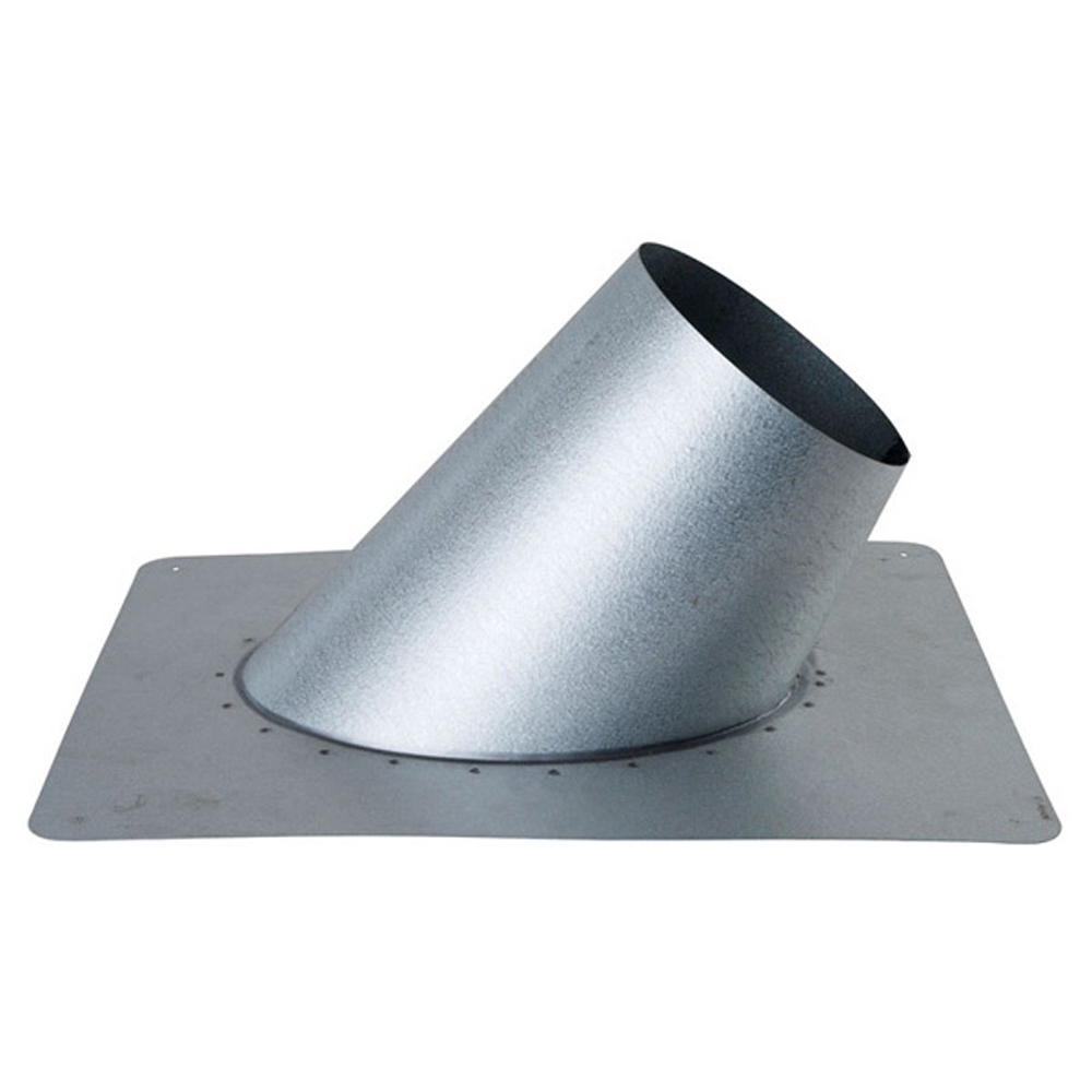 03602167 VDV-F04F - 4 in. Ventis Direct Vent Pipe, Galvanized & Aluminum, Flat Flashing
