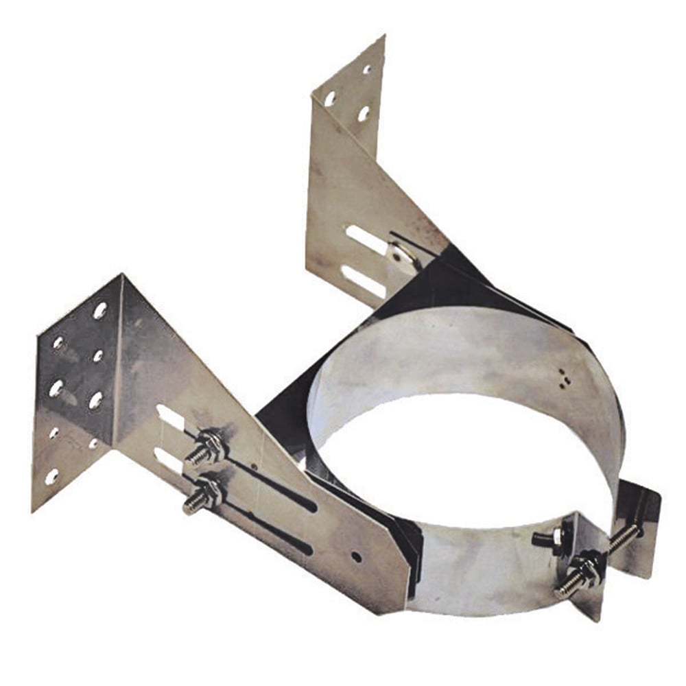 03602377 VP-WS04 - 4 in. Ventis Pellet Vent Pipe 304L Inner & Galvalume Outer, Wall Support