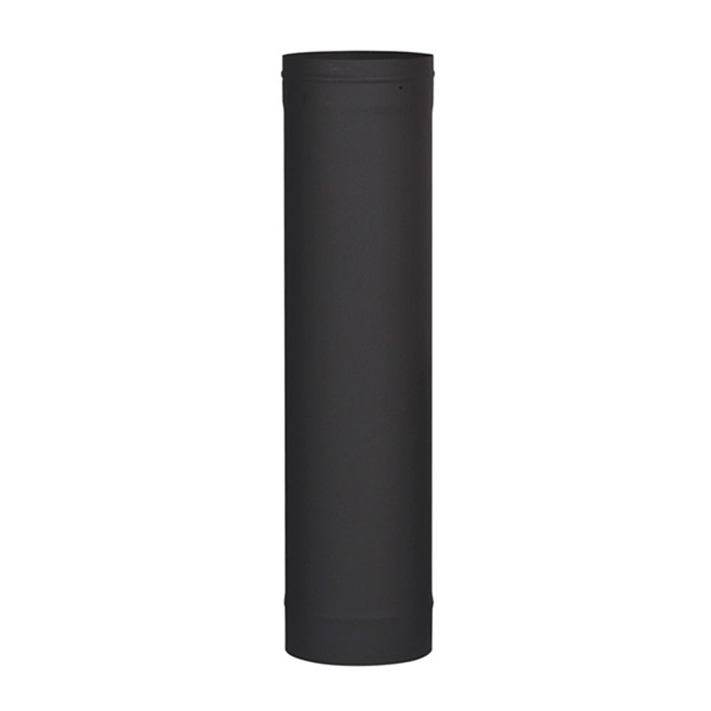 03602532 VSB0806 - 8 x 6 in. Ventis Single-Wall Black Stove Pipe, 22 Gauge Cold Rolled Steel