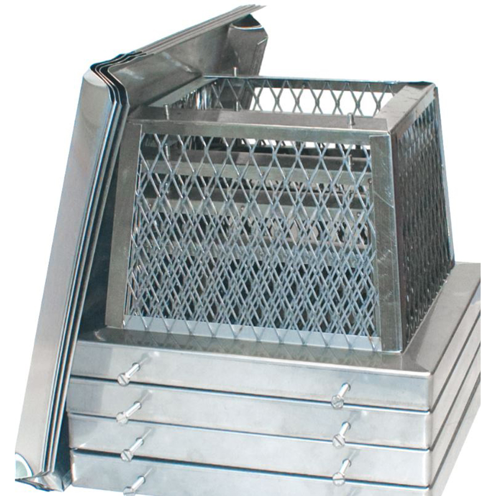 03604173 12 x 12 in. Homesaver Pro Galvanized Single-Flue Multi-Pack - Pack of 4
