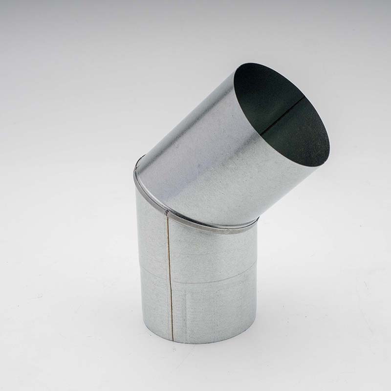 03609627 EZ 4 in. x 45 deg Fixed Dryer Vent Elbow Galvanized
