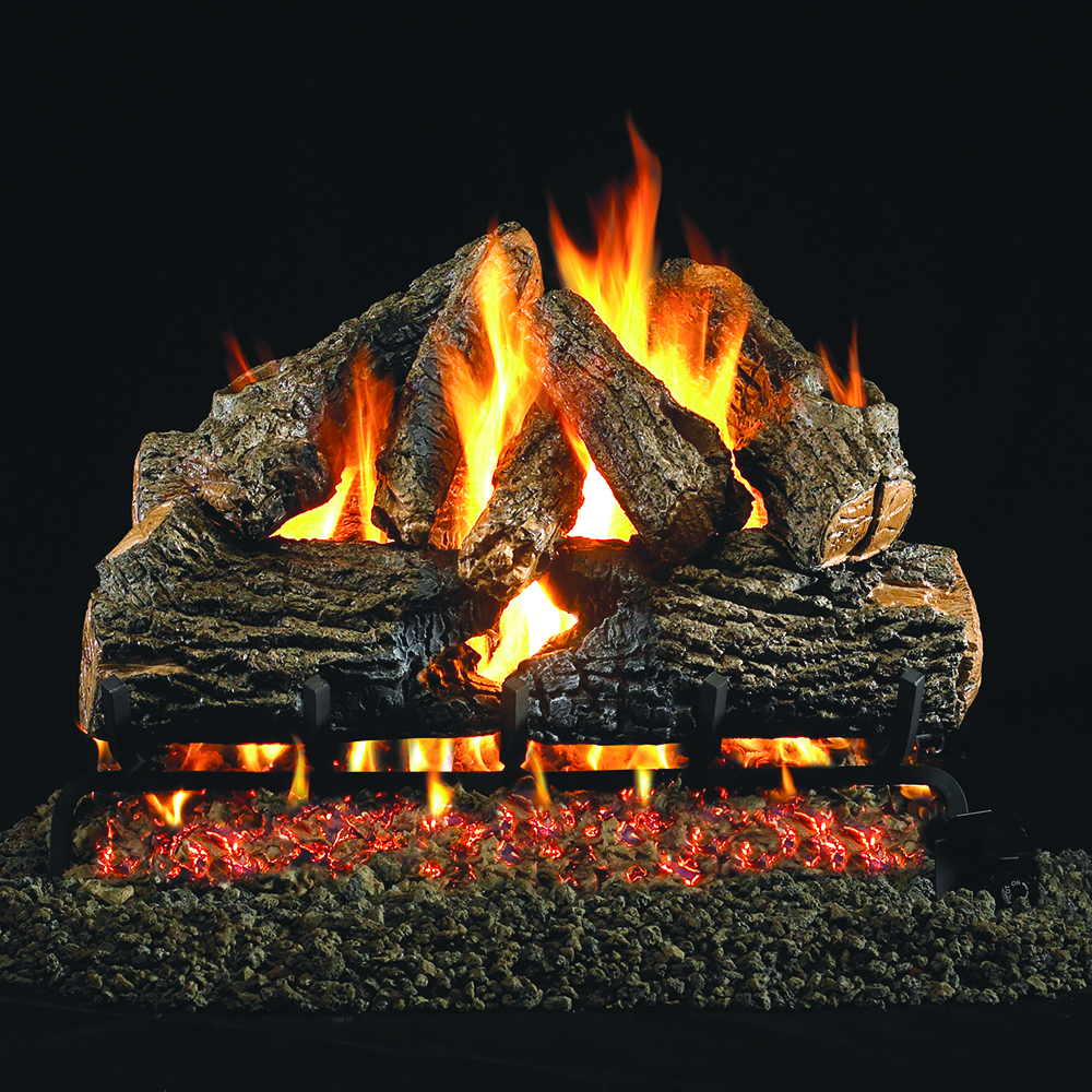 03602604 BMO-18 - 18 in. Ventis Gas Log Burnt Mountain Oak Vented Logs