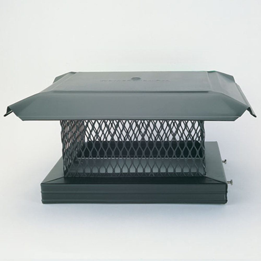 COP14807 13 x 13 in. Homesaver Pro Galvanized Single-Flue Chimney Cap, 0.75 in. Mesh