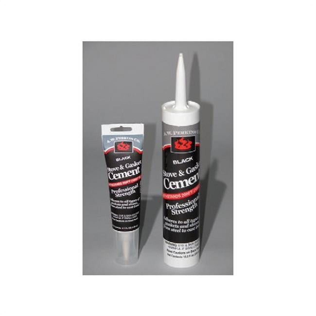 Picture of A.W. Perkins 2479243 11 oz Stove & Gasket Cement Tube Caulking Cartridge, Black