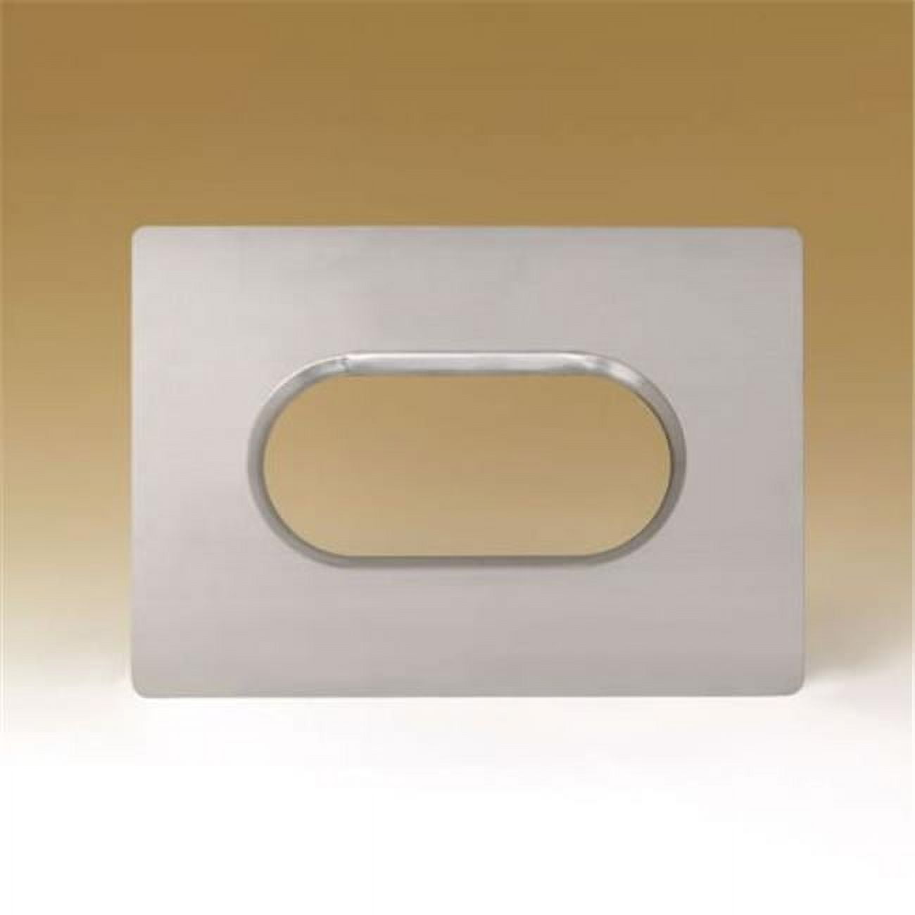 Picture of Home Saver 21435 18 x 18 in. 18 guage Large OvalFlex Top-Bottom Plate&#44; 304-Alloy
