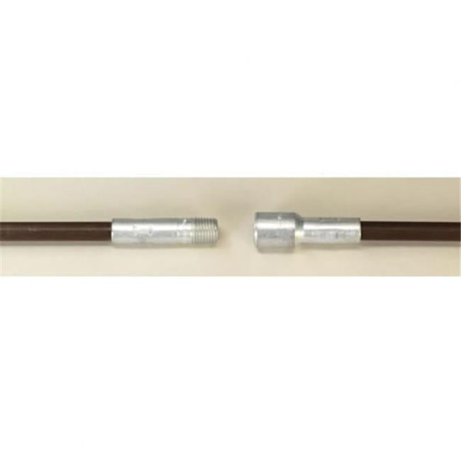 Picture of 3573269 3 ft. x 0.25 in. Light-Duty Fiberglass Chimney Cleaning Rod - Brown&#44; NPT