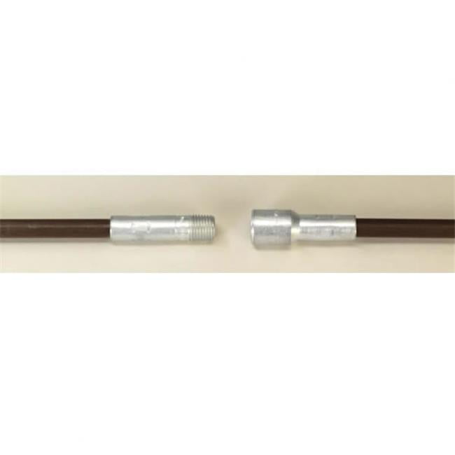 Picture of 3573270 4 ft. x 0.25 in. Light-Duty Fiberglass Chimney Cleaning Rod - Brown&#44; NPT