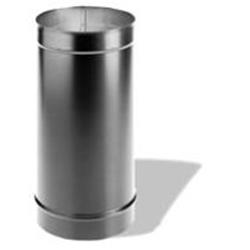 114988 7 x 12 in. Single Wall Welded Stove Pipe - Black