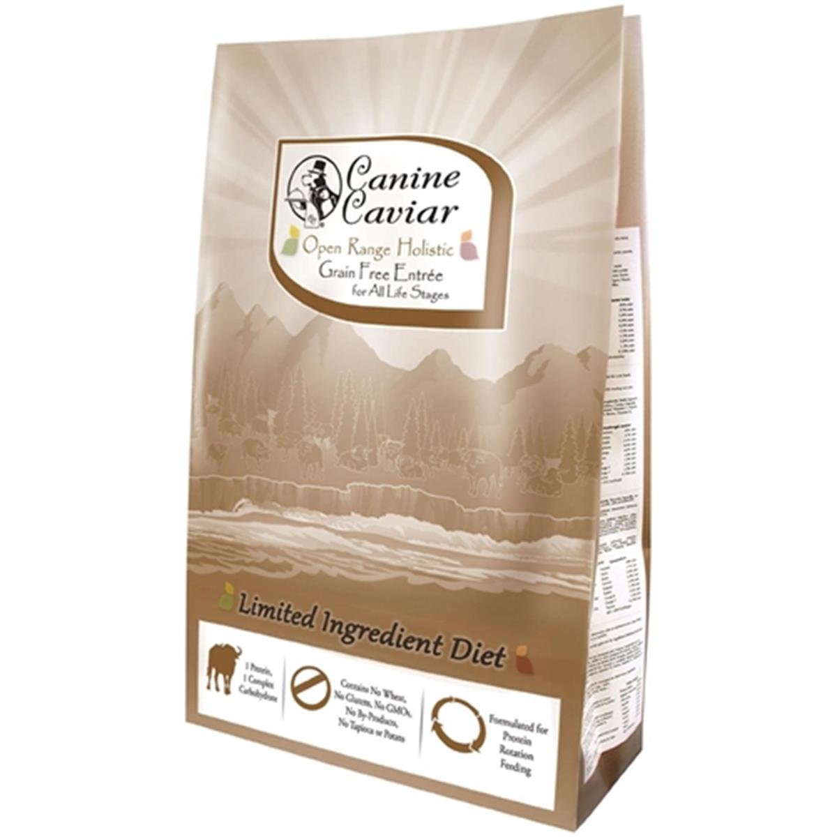 Picture of Canine Caviar CC80115 Range Buffalo Holistic Grain Entree All Life Stage Dry Dog Food 24 lbs Bag