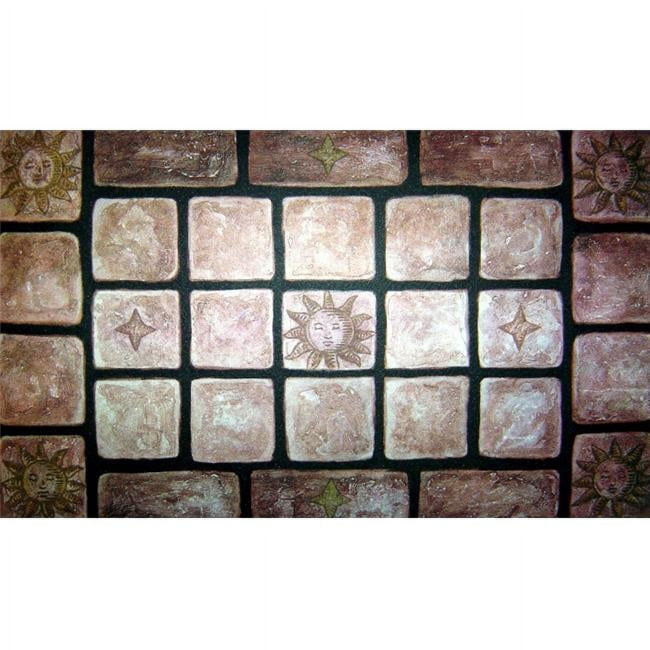 Picture of Custom Printed Rugs CPR014 Decorative Tiles Doormat Rug - 18 x 30 in.
