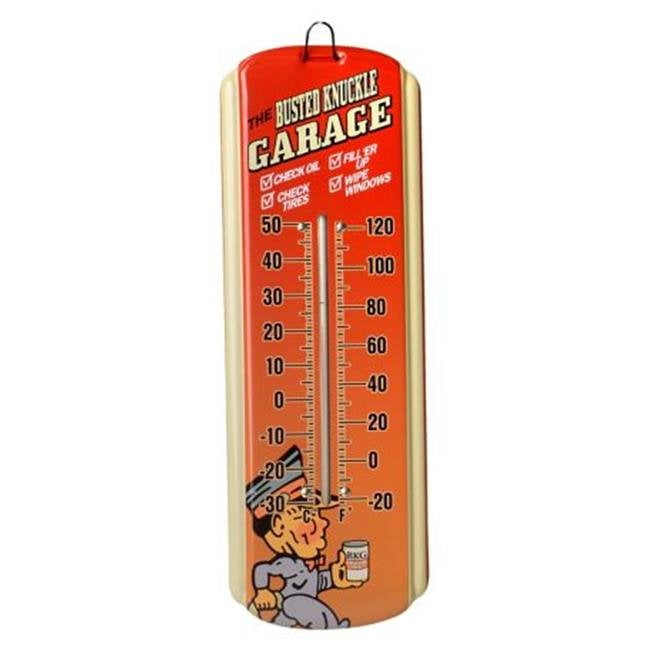 Picture of Busted Knuckle Garage BKG-70092 0.75 in. Metal Wall Mount Mini Thermometer