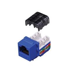 CAT6 90 Degree  Keystone Insert - Black