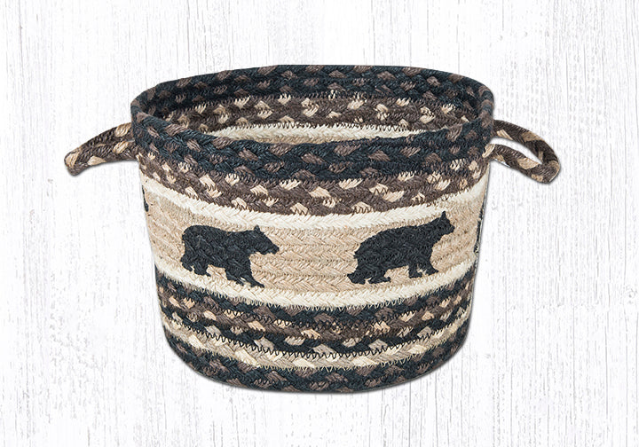 Picture of Capitol Importing 38-UBPSM313CB 9 x 7 in. Cabin Bear Printed Utility Basket
