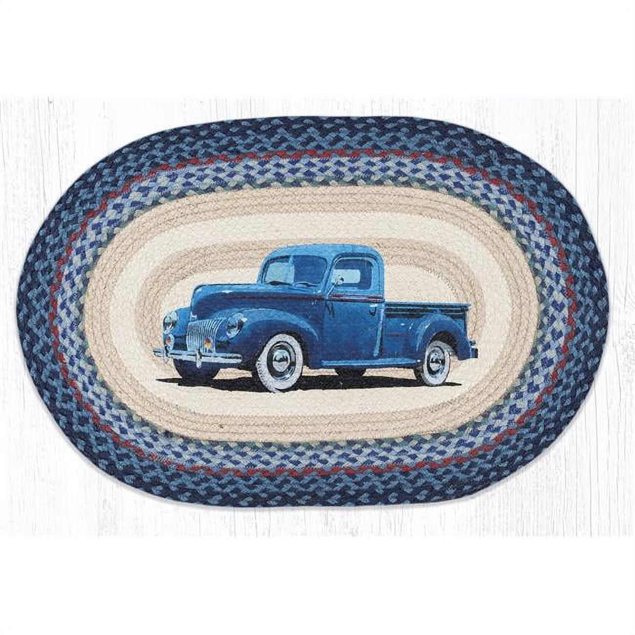 20 x 30 in. OP-362 Blue Truck Oval Patch