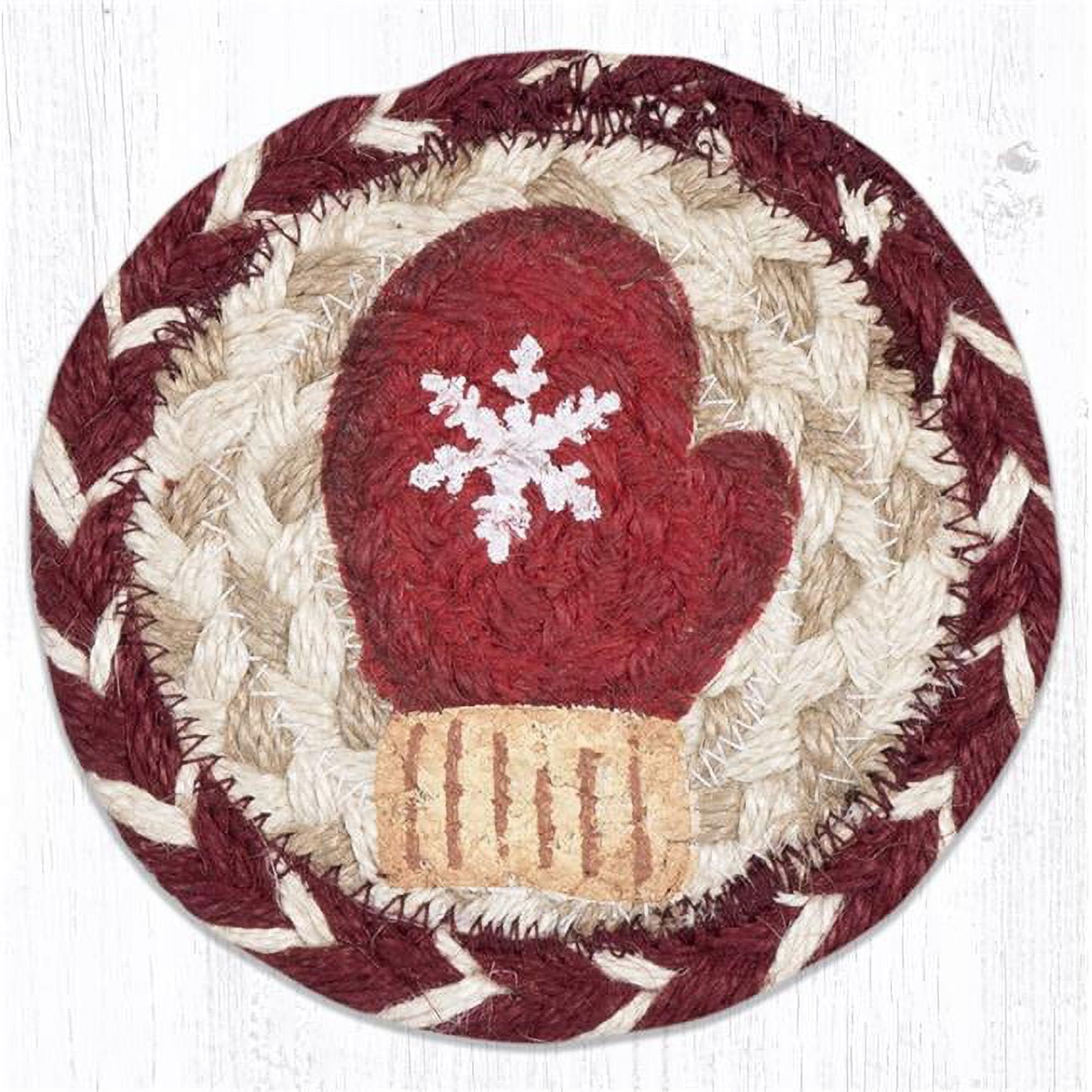 Picture of Capitol Importing 31-IC9-117RM 5 x 5 in. IC-9-117 Red Mitten Printed Coaster