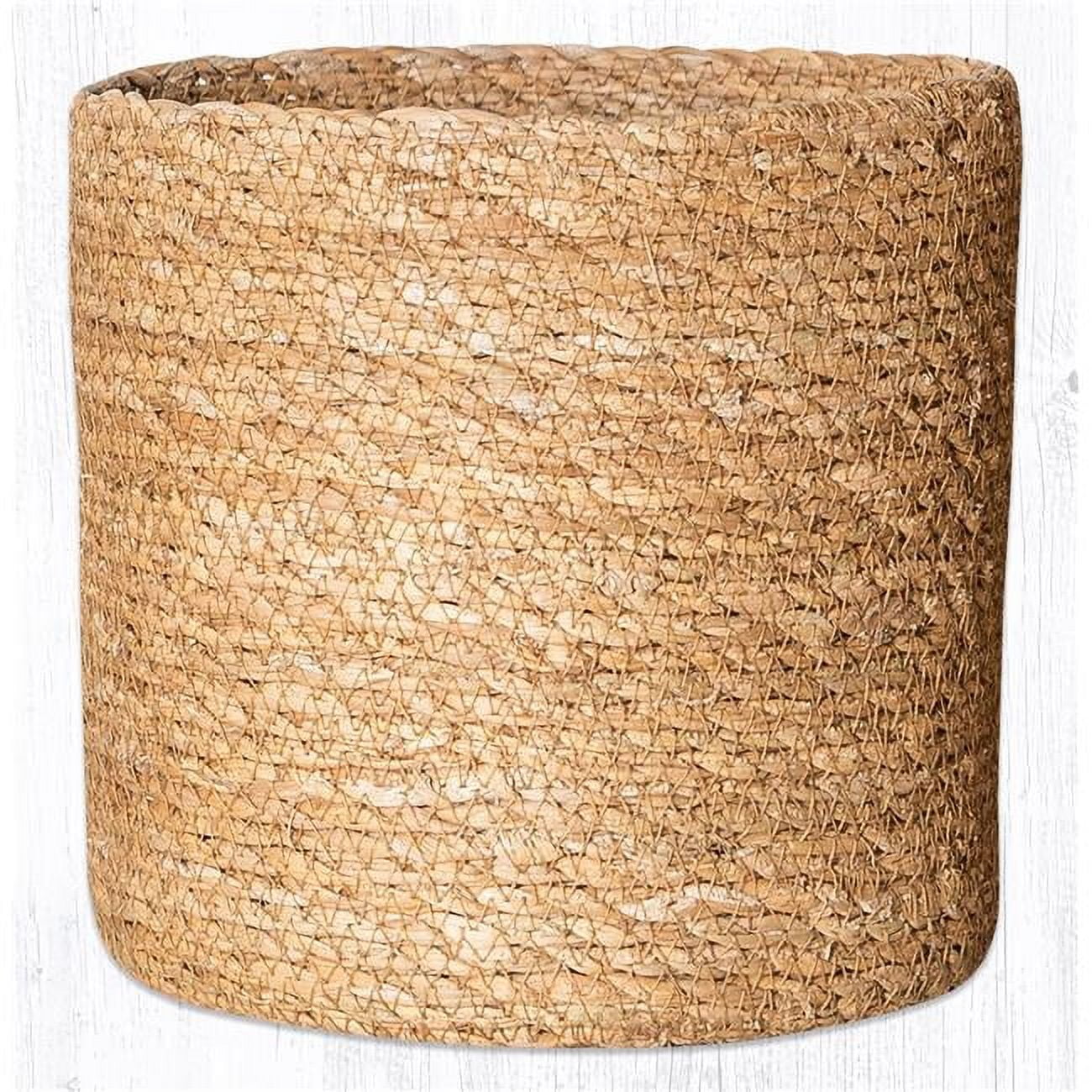 Picture of Capitol Importing 37-SGBLG001 7 x 7.5 in. SGB-01 Natural Sedge Grass Basket