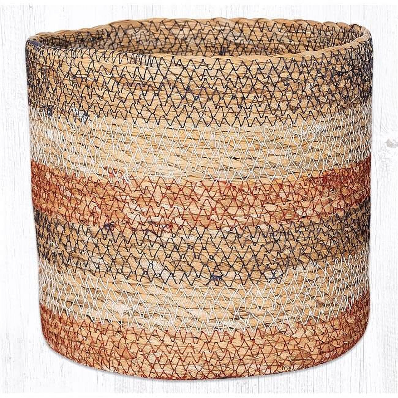 Picture of Capitol Importing 37-SGBLG002 7 x 7.5 in. SGB-02 Honeycomb Sedge Grass Basket