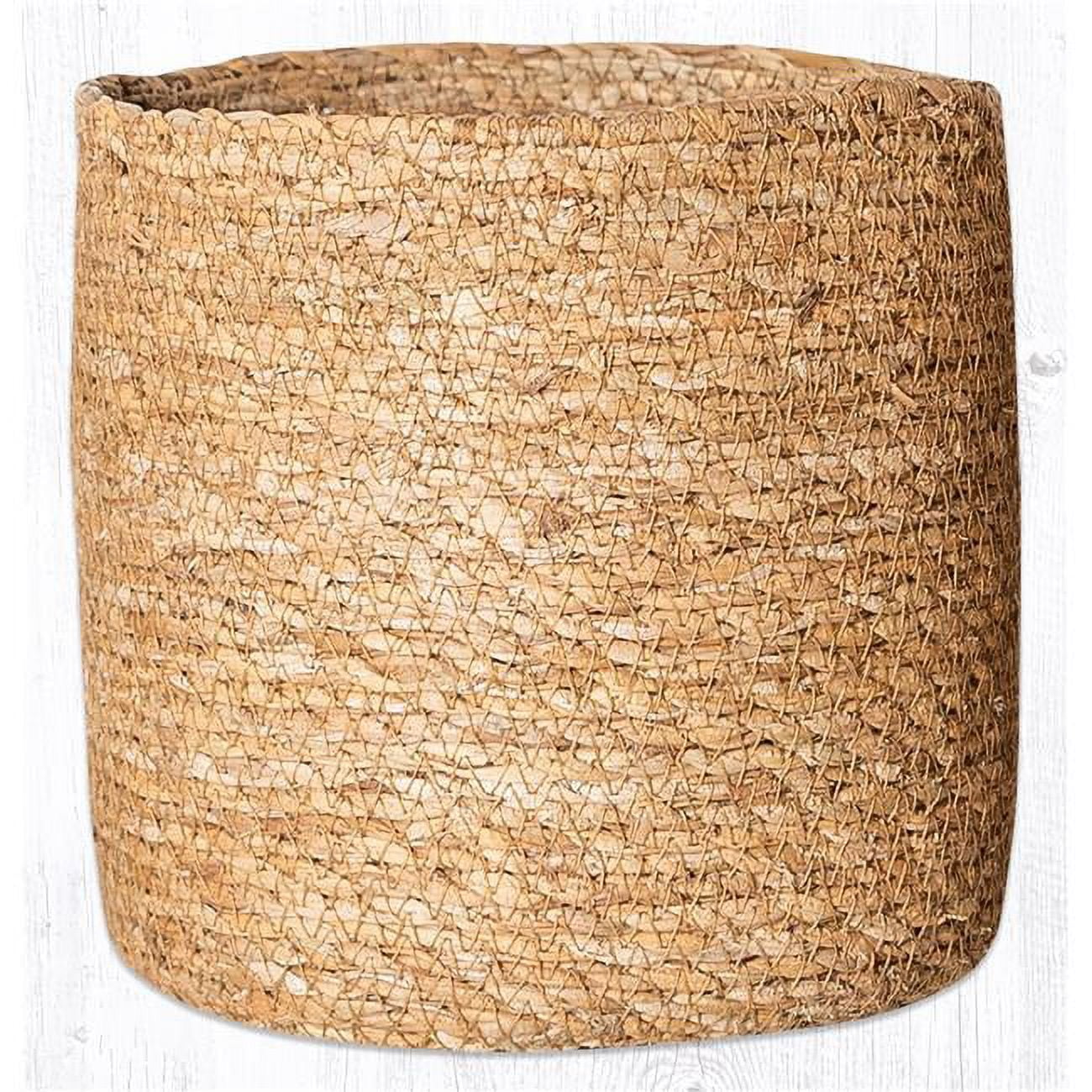 Picture of Capitol Importing 37-SGBMD001 6 x 6.5 in. SGB-01 Natural Sedge Grass Basket