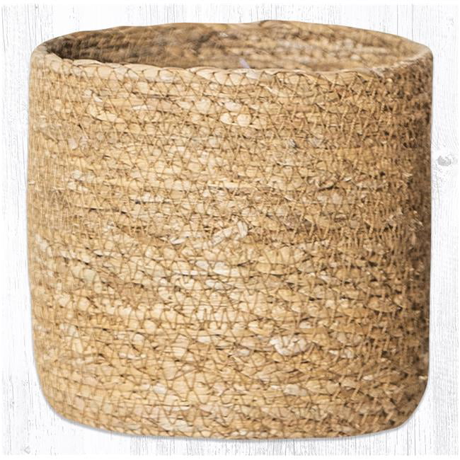 Picture of Capitol Importing 37-SGBMN001 5 x 5 in. SGB-01 Natural Sedge Grass Basket