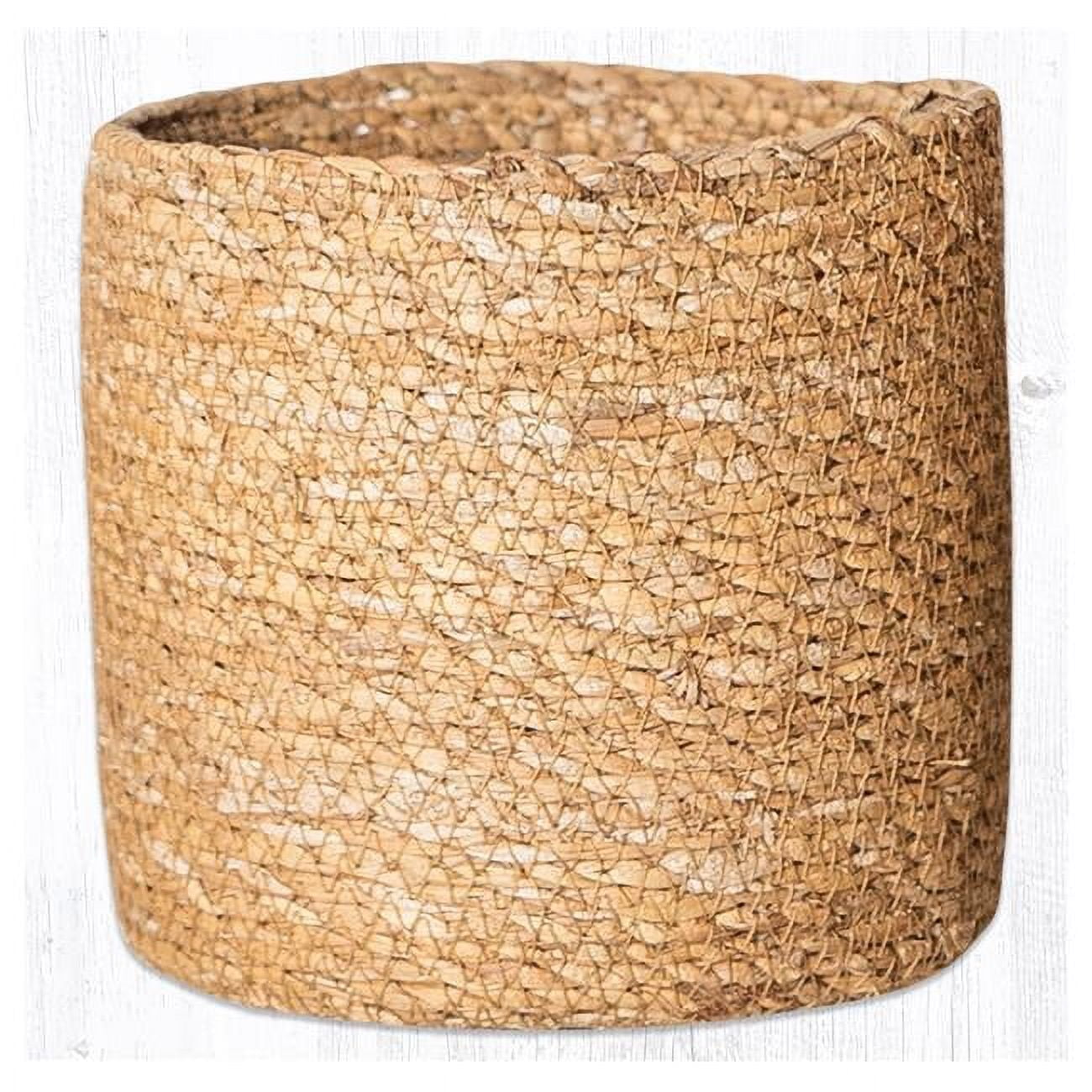 Picture of Capitol Importing 37-SGBSM001 5.5 x 5.5 in. SGB-01 Natural Sedge Grass Basket