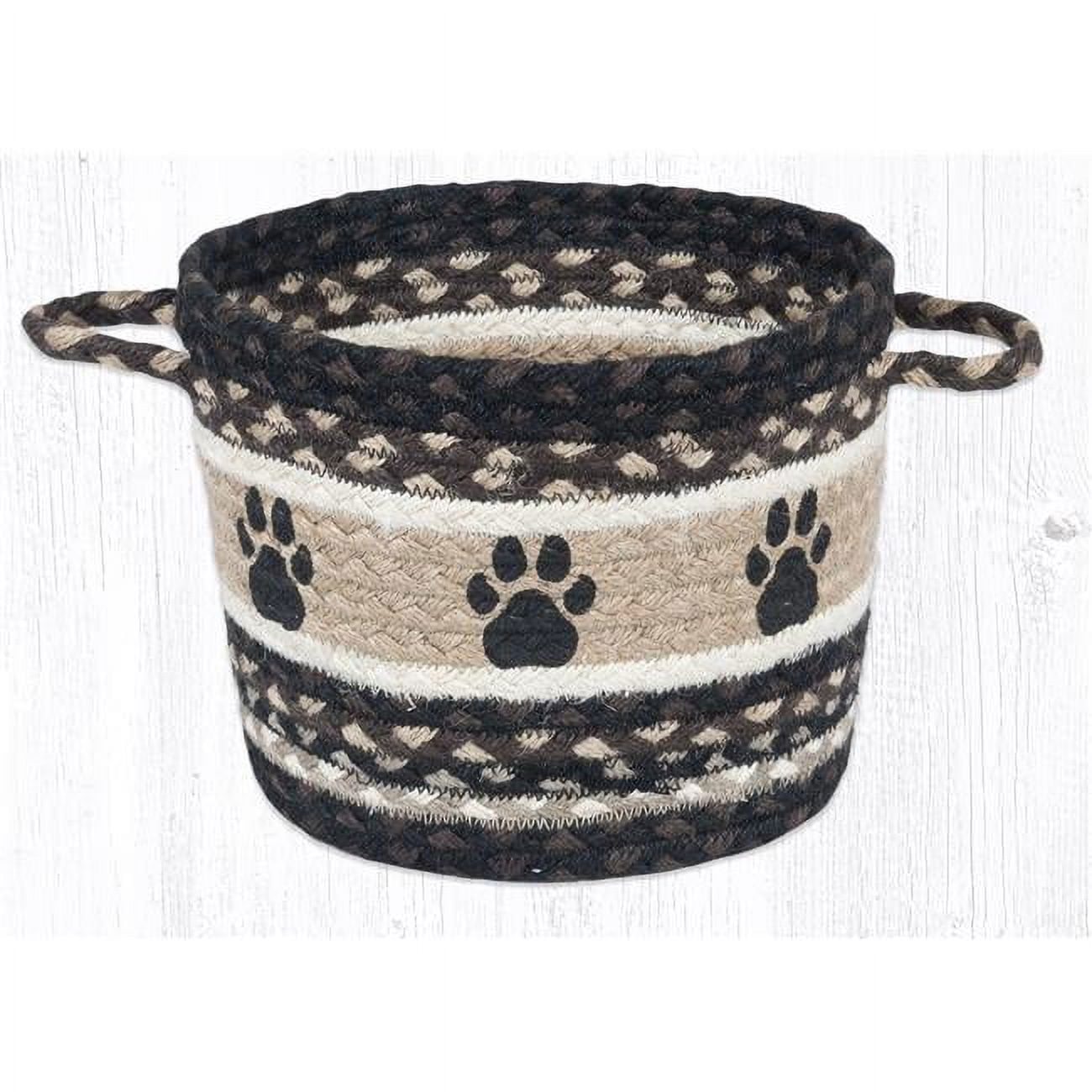 Picture of Capitol Importing 38-UBPMD313PP 13 x 9 in. UBP-313 Paw Prints Printed Utility Basket