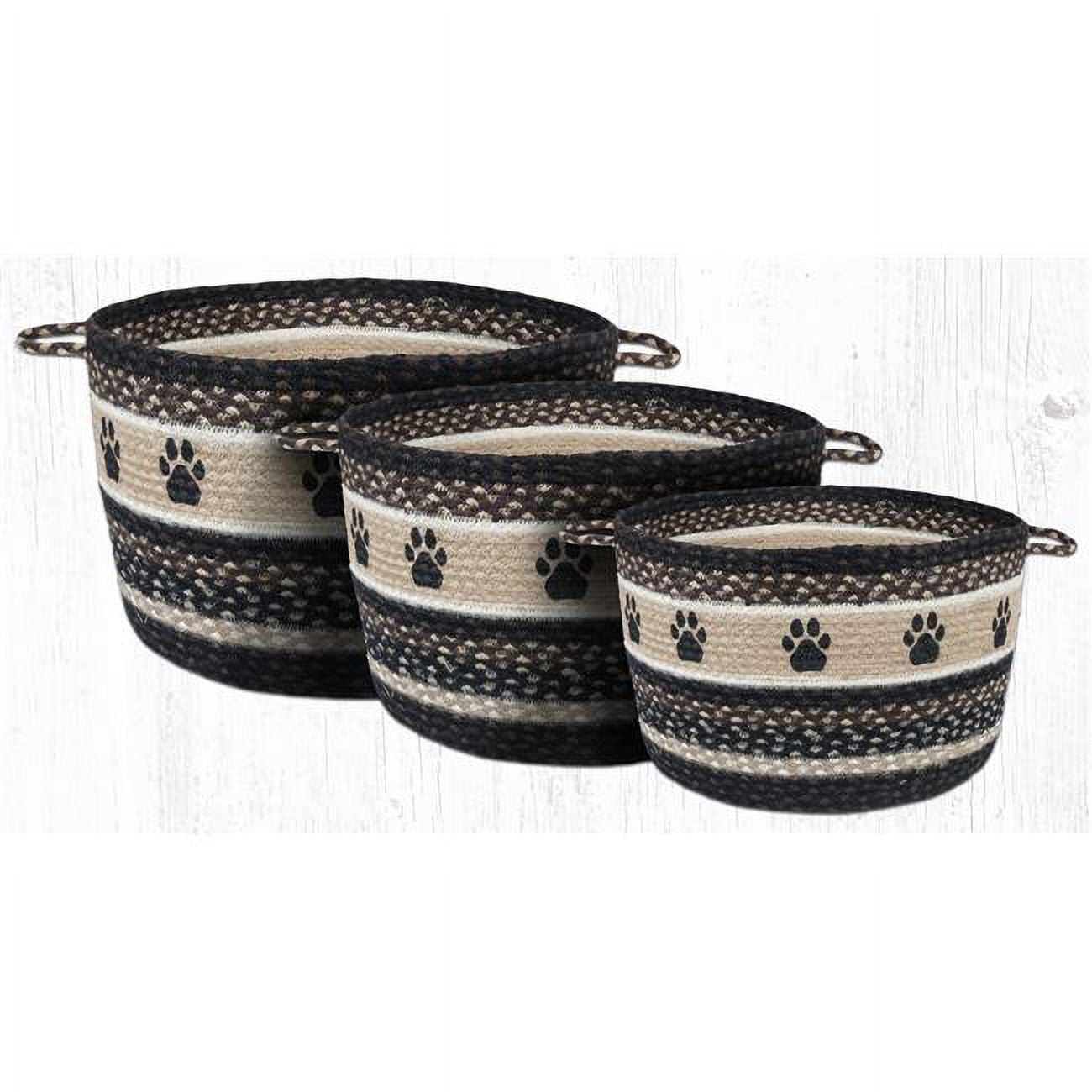 Picture of Capitol Importing 38-UBPSM313PP 9 x 7 in. UBP-313 Paw Prints Printed Utility Basket
