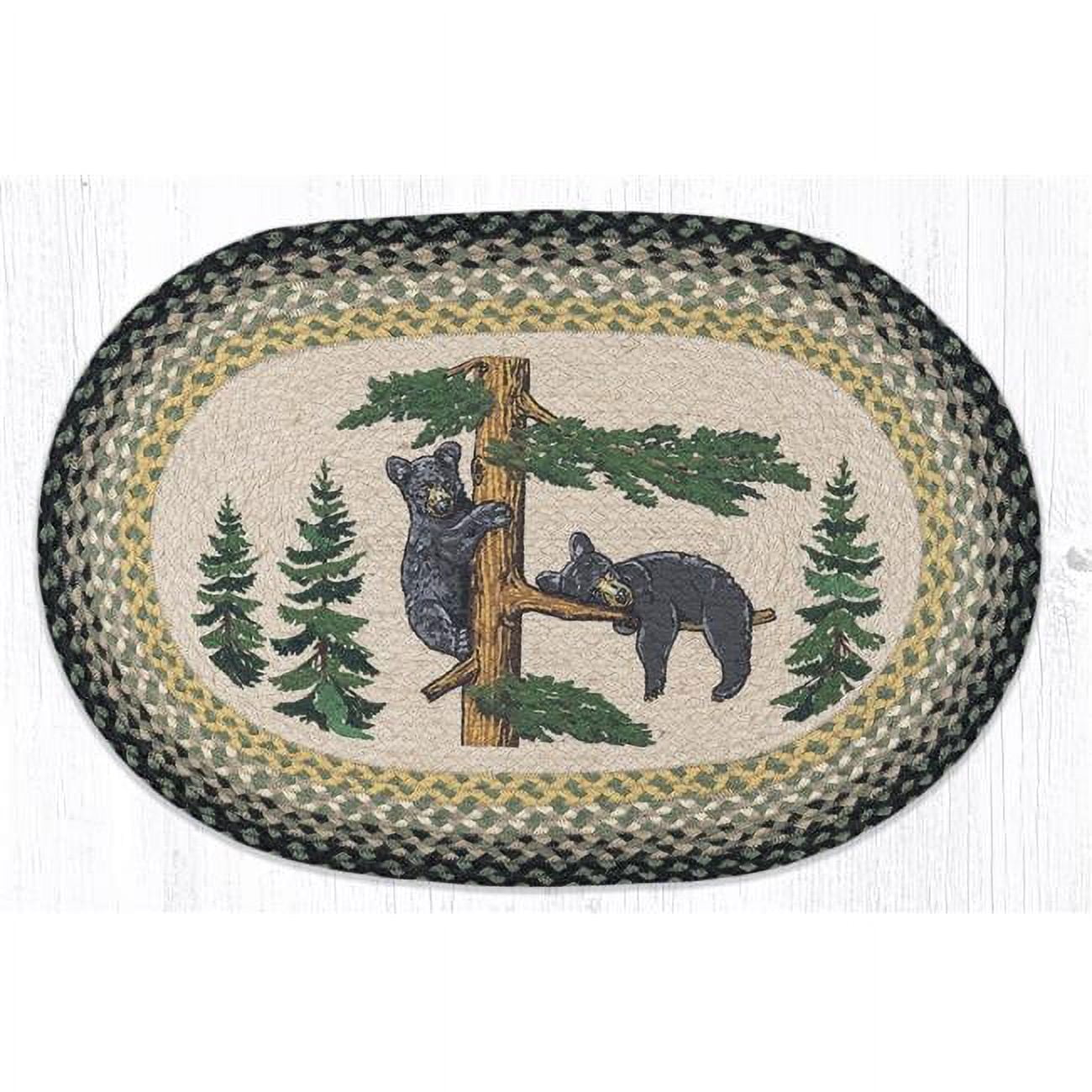 OP-116 Bear Cubs Oval Patch - - 20 x 30 in.