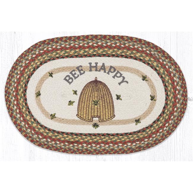Capitol Importing  20 x 30 in. OP-300 Bee Happy Oval Patch