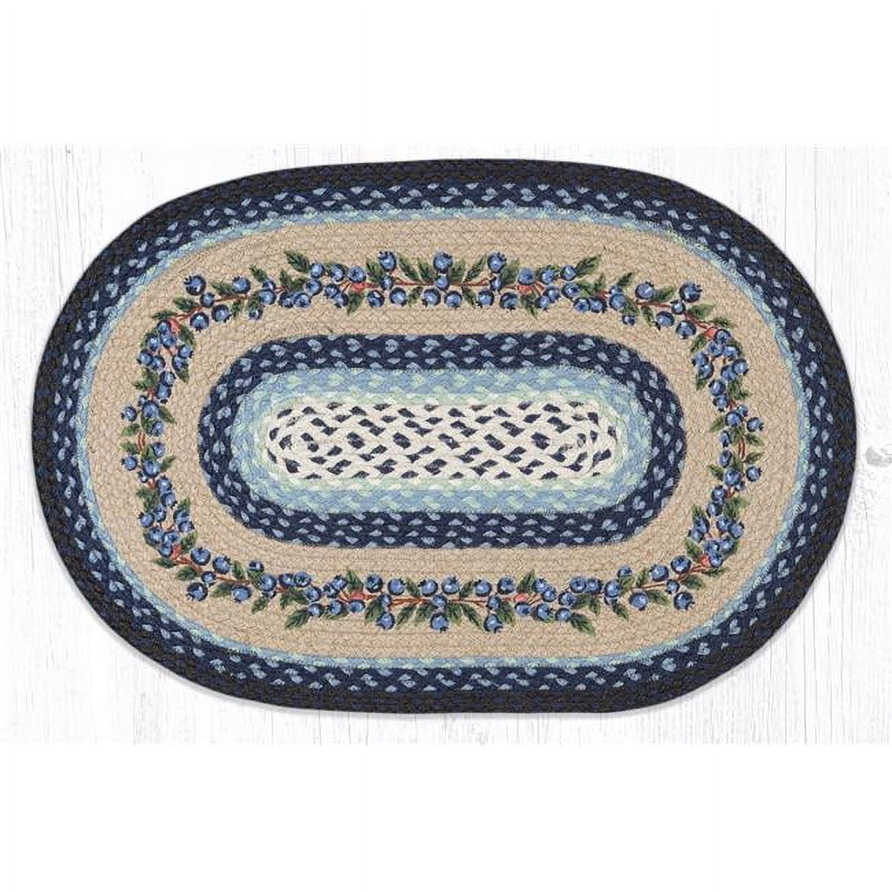 20 x 30 in. OP-312 Blueberry Vine Oval Patch