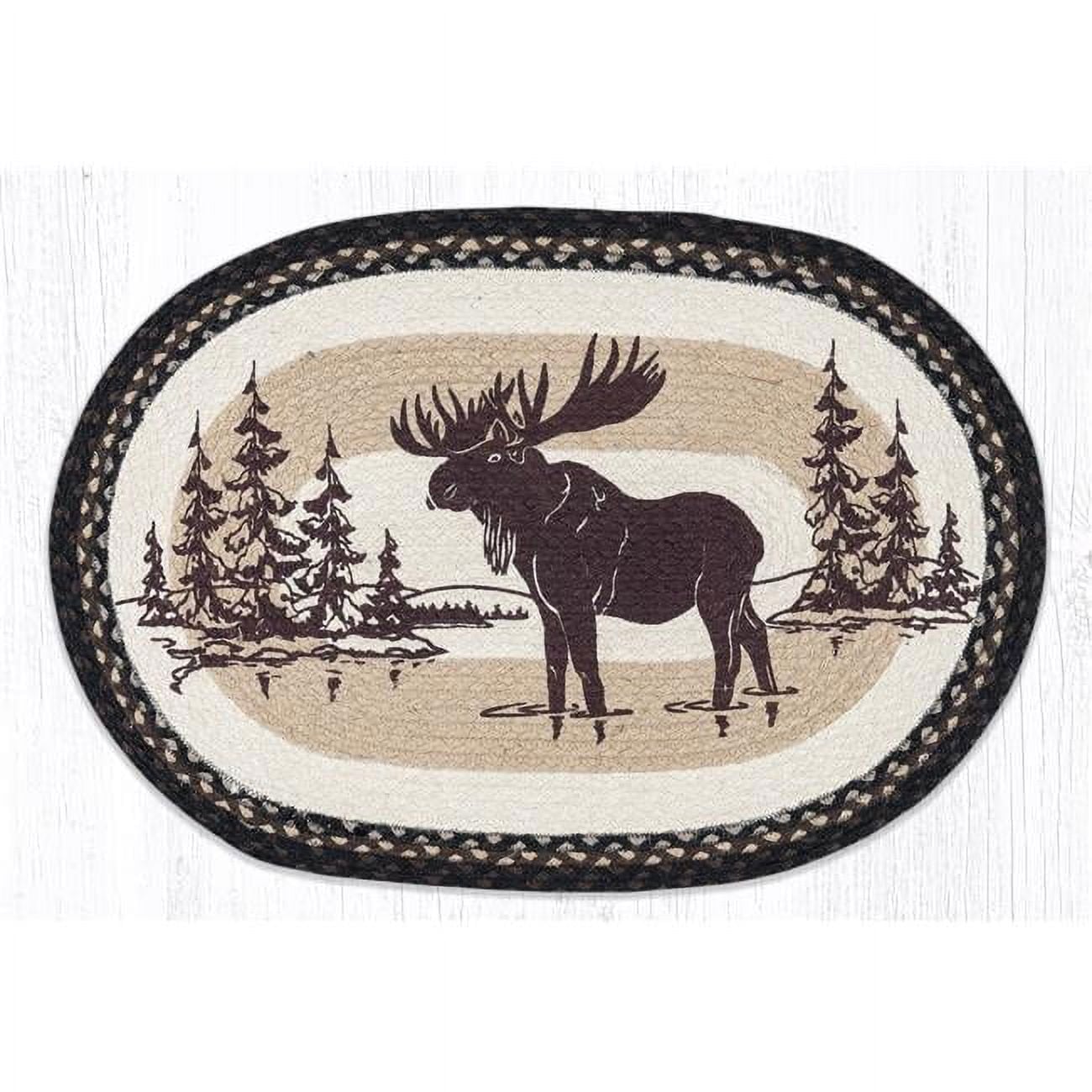 20 x 30 in. OP-313 Moose Silhouette Oval Patch