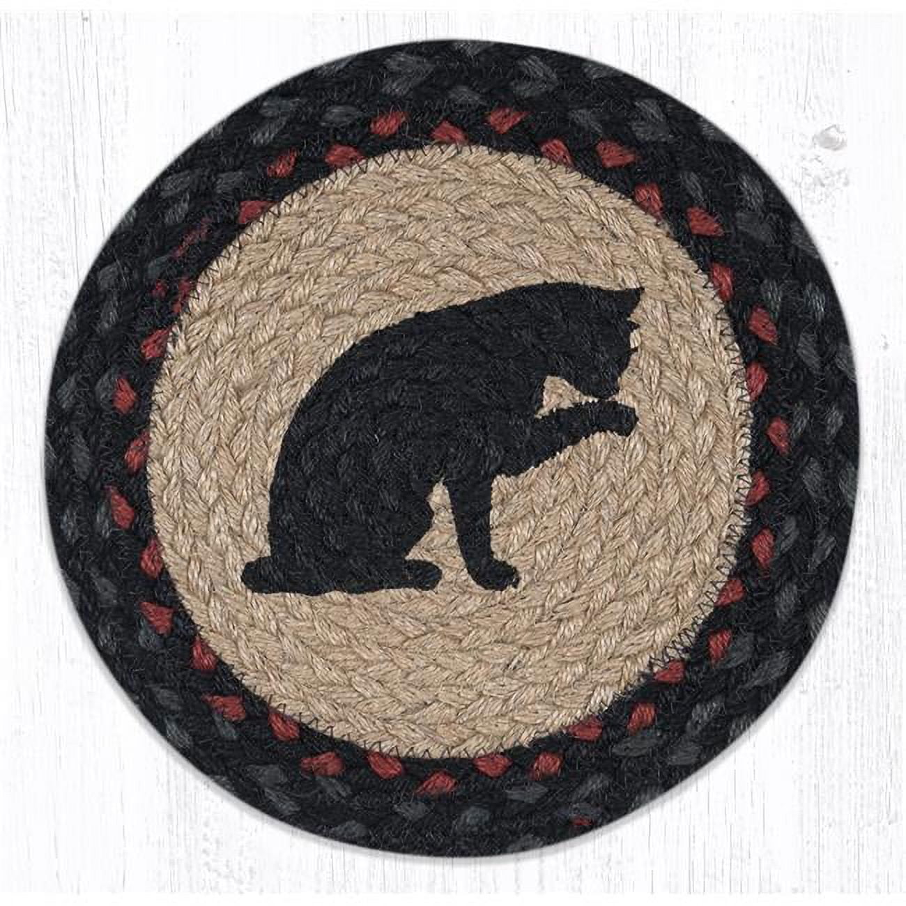 Picture of Capitol Importing 80-238C 10 x 10 in. MSPR-238 Cat Printed Round Trivet