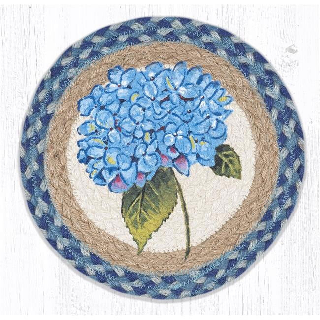 Picture of Capitol Importing 80-592BH 10 x 10 in. MSPR-592 Blue Hydrangea Printed Round Trivet