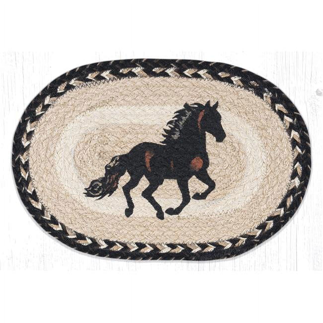 10 x 15 in. MSP-9-93 Stallion Printed Oval Swatch