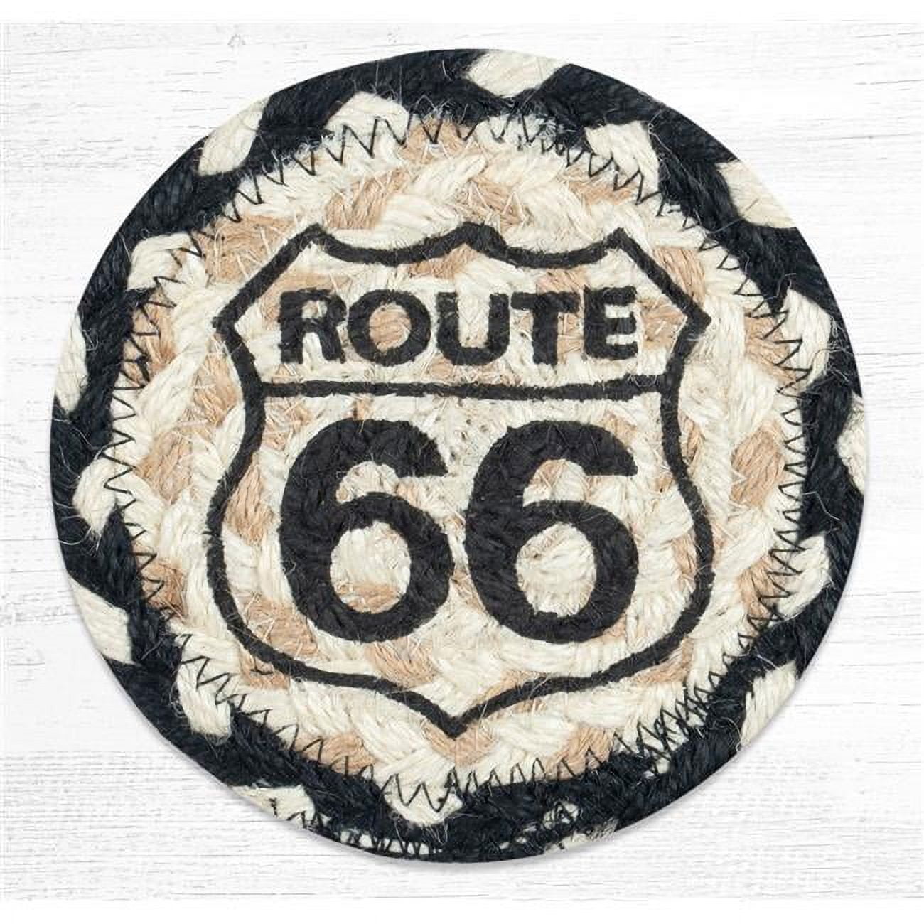 Picture of Capitol Importing 31-IC430R66 5 in. IC-430 Route 66 Printed Round Coaster