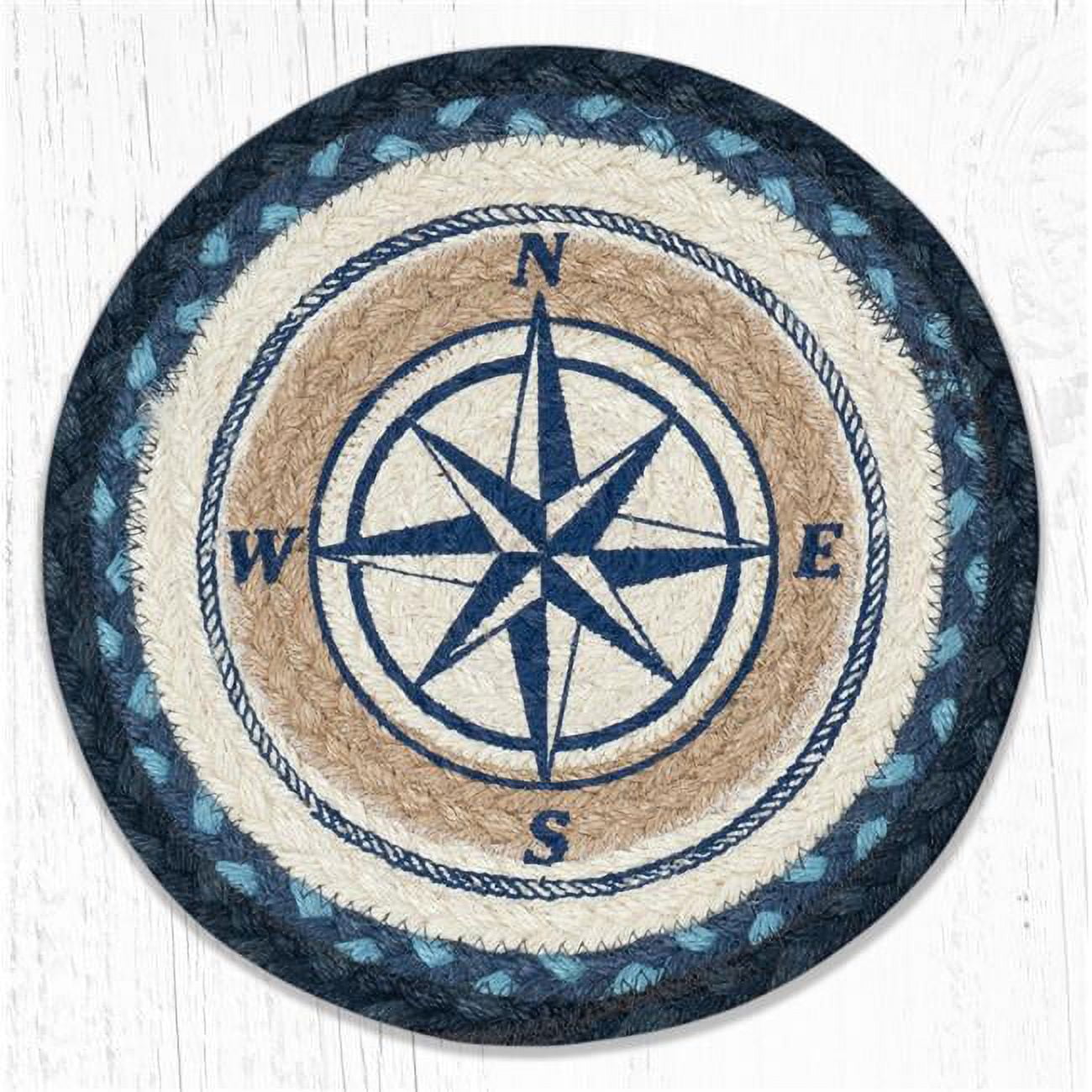 Picture of Capitol 80-443CR 10 x 10 in. Compass Rose Printed Round Trivet