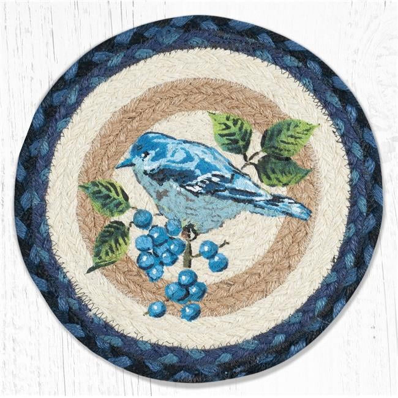 Picture of Capitol 80-443SB 10 x 10 in. Spring Bluebird Printed Round Trivet