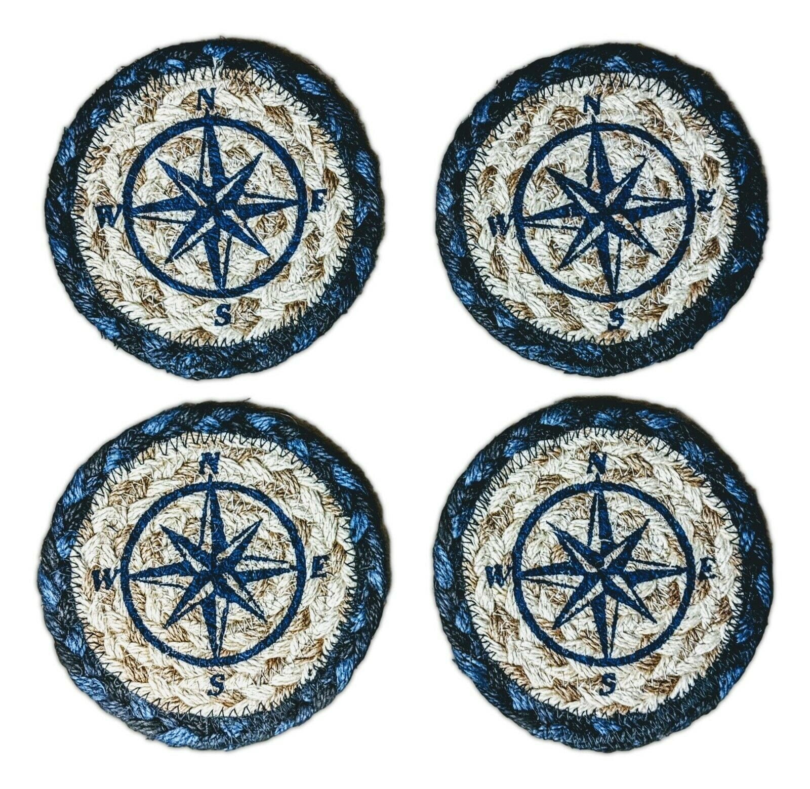 Picture of Capitol Importing 31-IC443CR 5 x 5 in. Compass Rose Printed Coaster