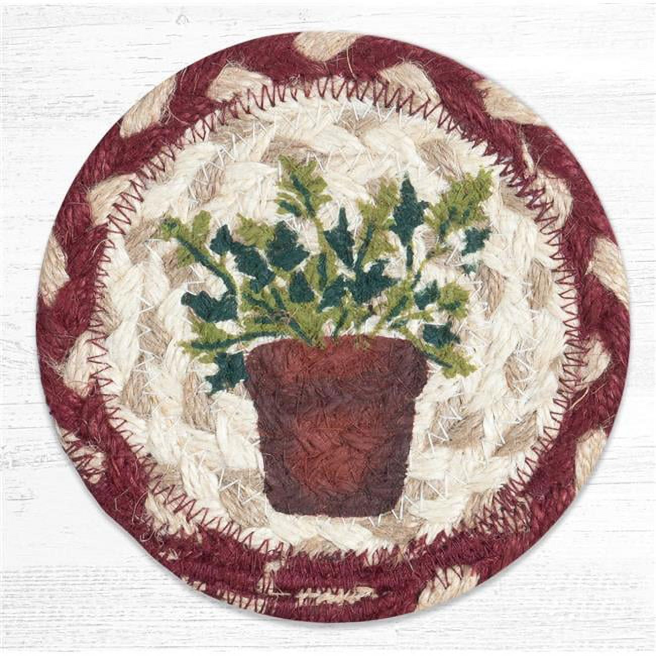 Picture of Capitol Importing 31-IC524P 5 x 5 in. IC-524 Parsley Printed Coaster