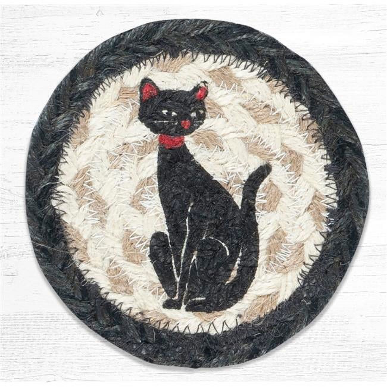 Picture of Capitol 31-IC9-238CC 5 x 5 in. Crazy Cat Printed Round Coaster