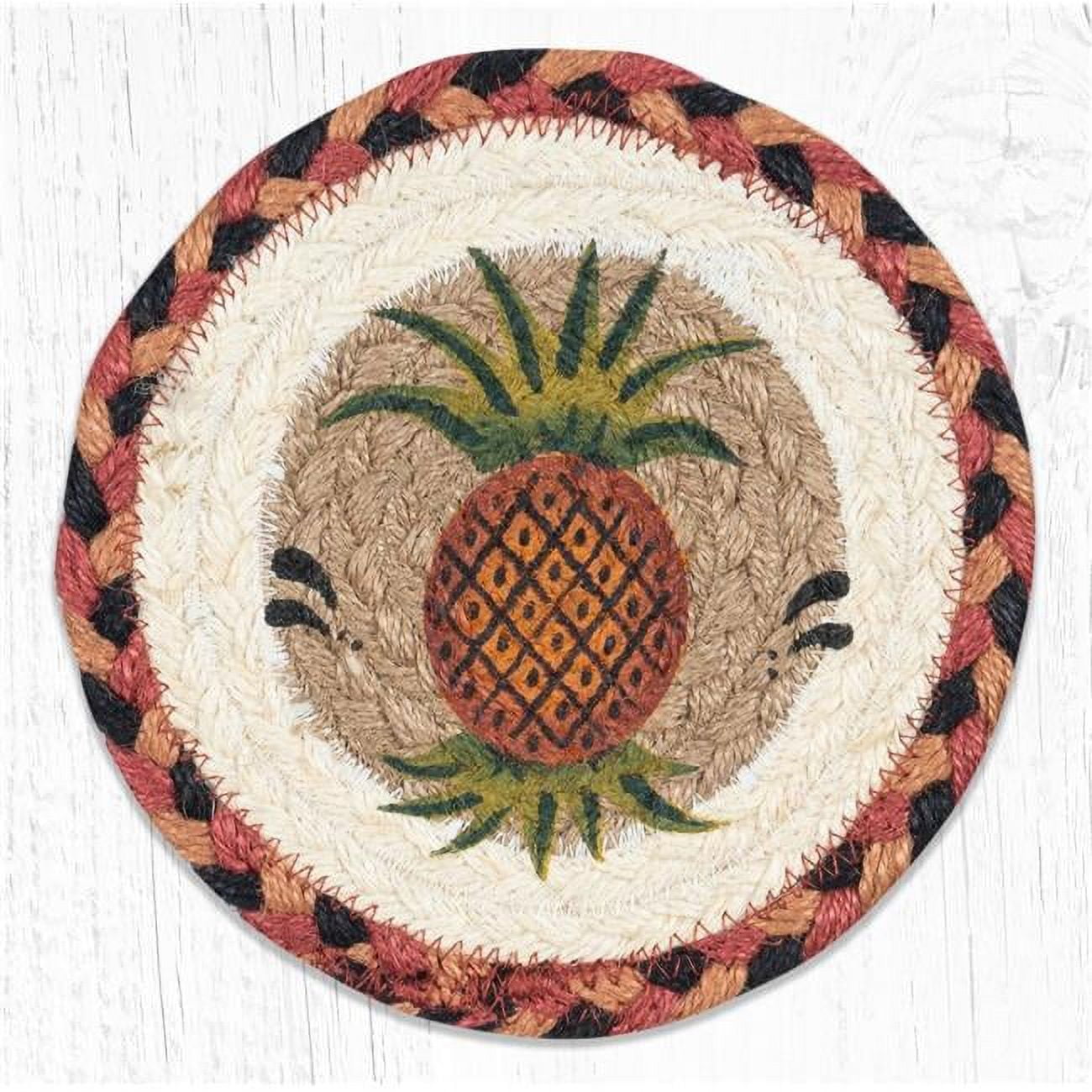 Picture of Capitol Importing 79-375P 7 x 7 in. LC-375 Pineapple Round Large Coaster