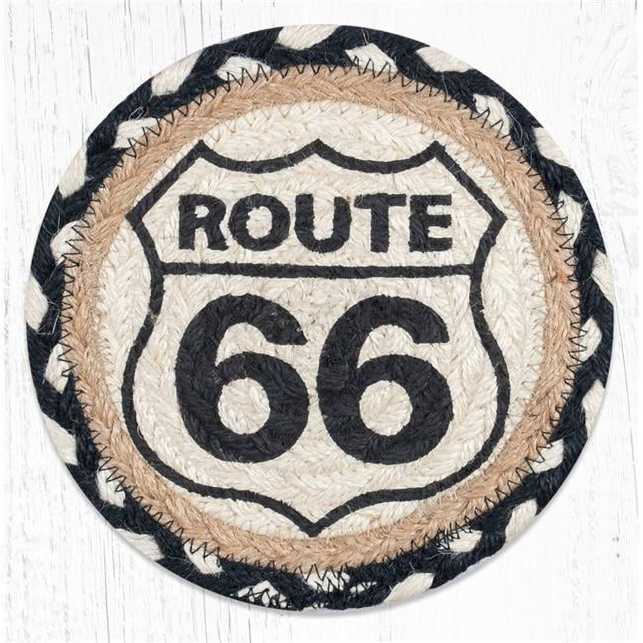 7 x 7 in. LC-430 Route 66 Round Large Coaster