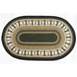 3 x 5 ft. Tall Timbers Oval Patch Rug