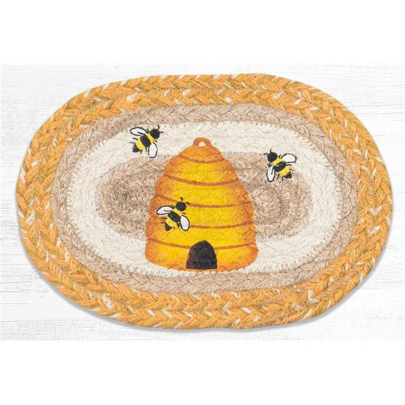 Picture of Capitol Importing 01-9-101BH 7.5 x 11 in. OMSP-9-101 Beehive Printed Oval Swatch