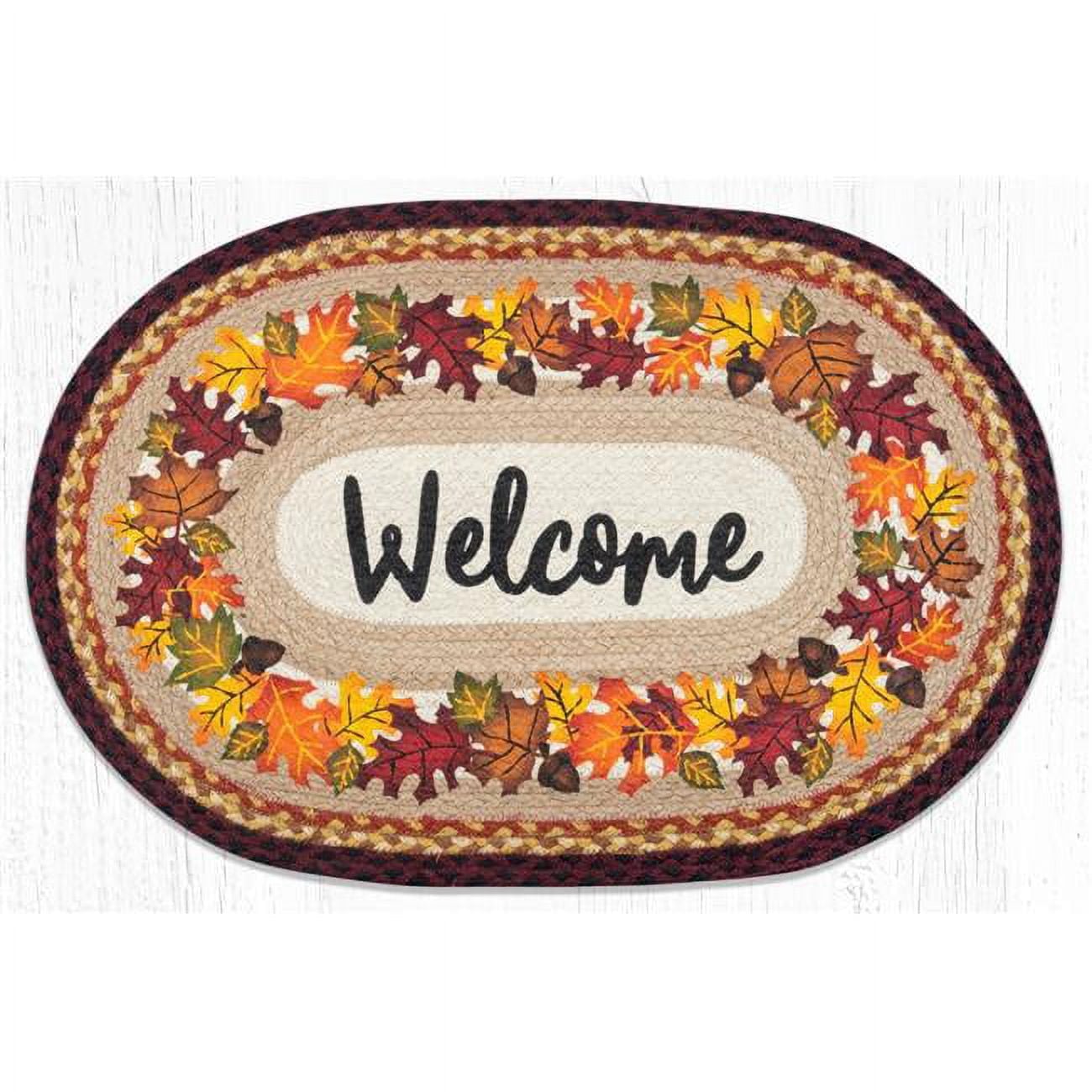20 x 30 in. OP-395 Autumn Welcome Oval Patch