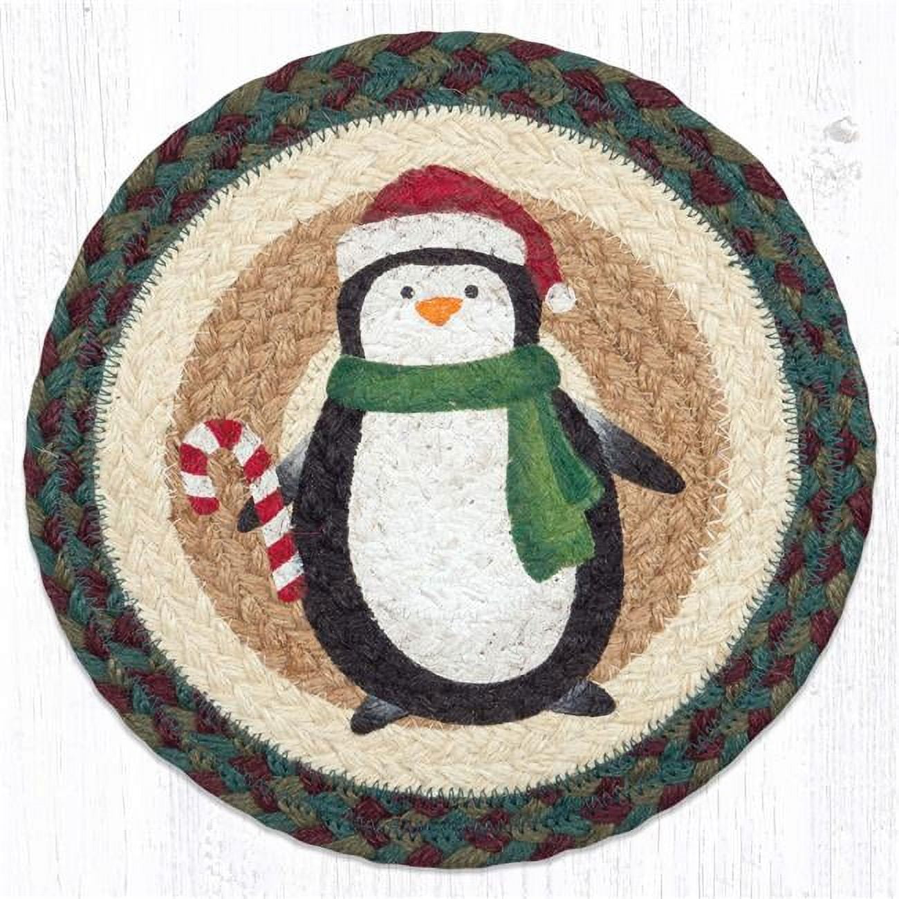 Picture of Capitol 80-508P 10 x 10 in. Penguin Printed Round Trivet