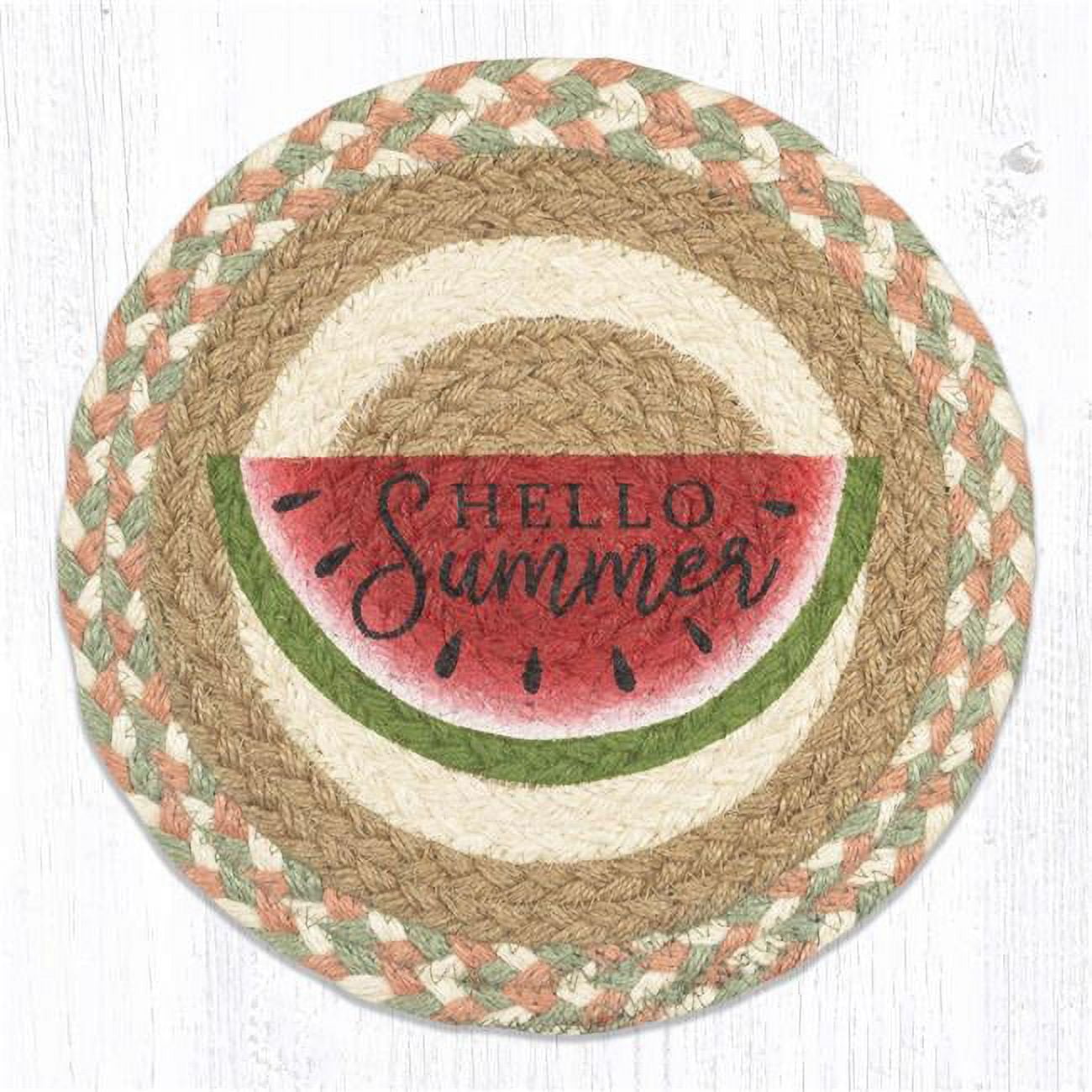 Picture of Capitol Importing 80-656W 10 in. MSPR-656 Watermelon Printed Round Trivet