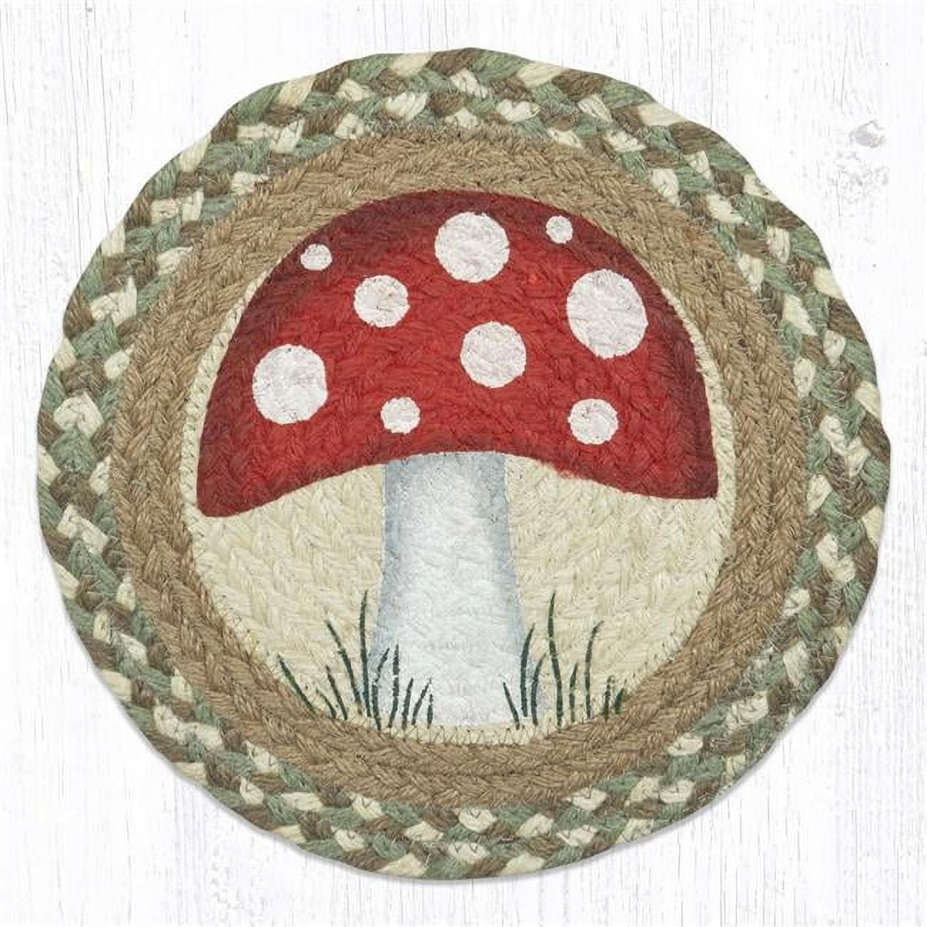 Picture of Capitol Importing 80-660M 10 in. MSPR-660 Mushroom Printed Round Trivet