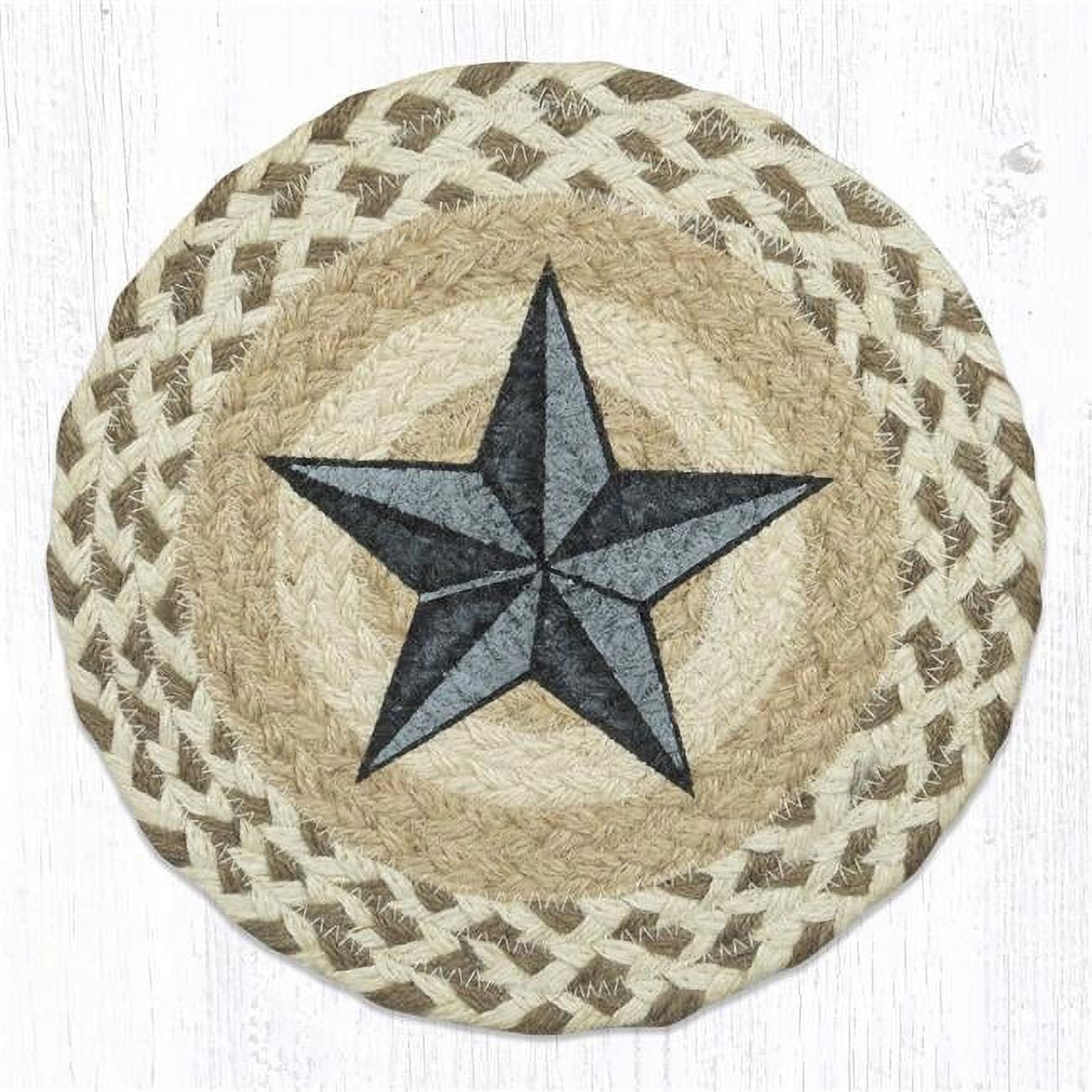 Picture of Capitol Importing 80-662BBS 10 in. MSPR-662 Black Barn Star Printed Round Trivet
